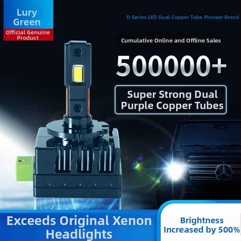 Автомобилен LED фар за глава, съвместим с D1S-D5S, 35W, 12V, 6000 lm, IP68