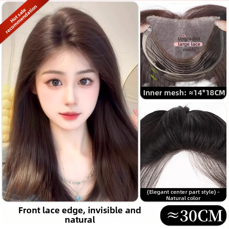 Frontalna parochňa s ručne tkanou sieťkou, pravé vlasy, model 830/845, pre ženy, vhodná na farbenie a úpravu