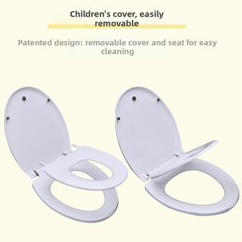 Toaletný kryt pre dospelých a deti, dvojité použitie, materiál PP doska, tlmič, nastaviteľná vzdialenosť dier 10–20 cm, OEM