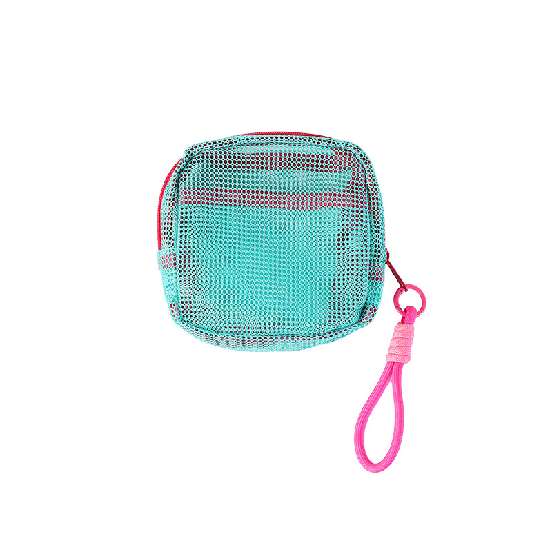 Meigikott nailon- ja polüestrist võrgustruktuuriga, kuubikujulise vormi, mitmekülgne, reisidele ja igapäevaseks kasutamiseks