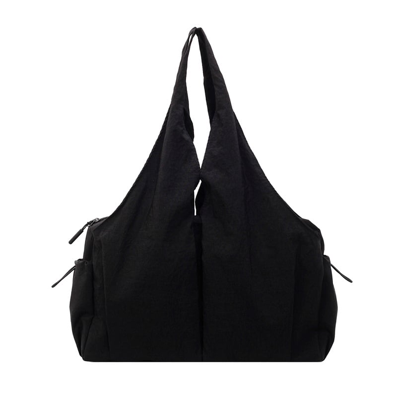 Tote taška – mestská minimalistická, textil, zips, viacero vreciek, vrátane vrecka na telefón, dvojitý ramenný popruh