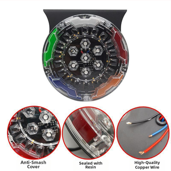 LED hmlové svetlo na zadnú časť pre veľké nákladné auto – 24V, LED zdroj, 6000K, 50 000 h