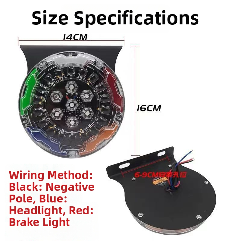LED hmlové svetlo na zadnú časť pre veľké nákladné auto – 24V, LED zdroj, 6000K, 50 000 h