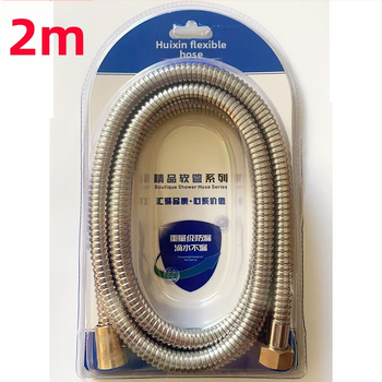 Roostevabast terasest duššivoolik, 0,8 nominaalne rõhk, 5–80°C, keermeline ühendus