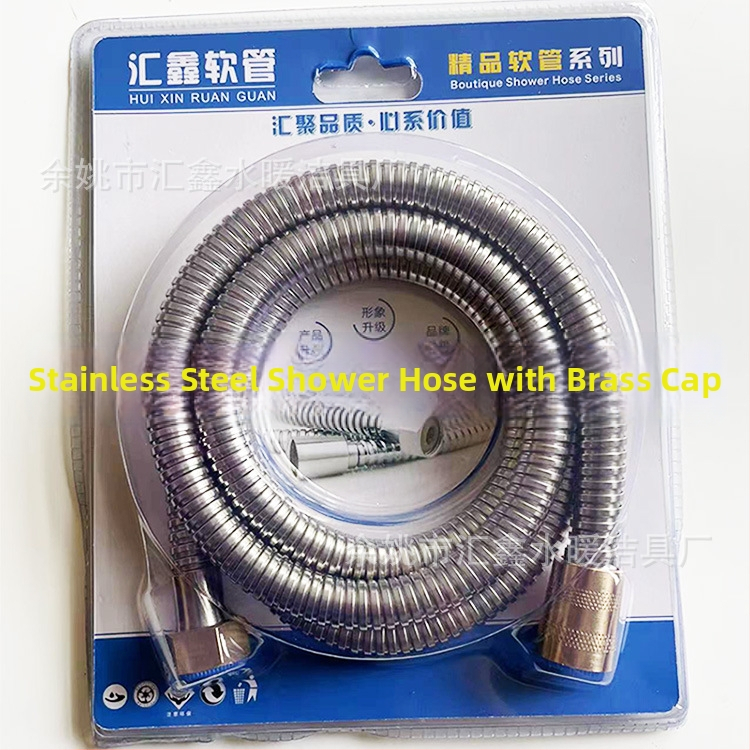 Roostevabast terasest duššivoolik, 0,8 nominaalne rõhk, 5–80°C, keermeline ühendus