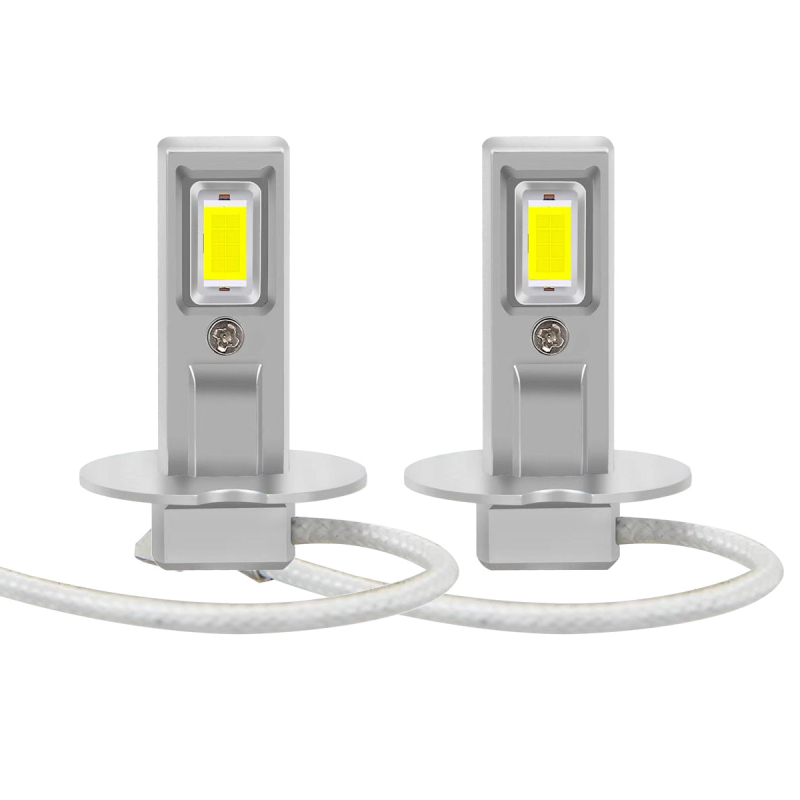 Első LED ködfényszóró – kompakt inline dizájn, alumínium ház, 12V, modellek H1/H3/H4/H7/H8/9005, fényforrás 3570, élettartam 50000 h