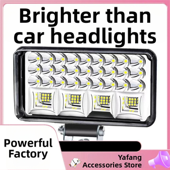 LED hlavné svetlo pre elektrický traktor a štvorkolesové vozidlo — 12-80V, vysoká jasnosť, diaľkové a blízke svetlo