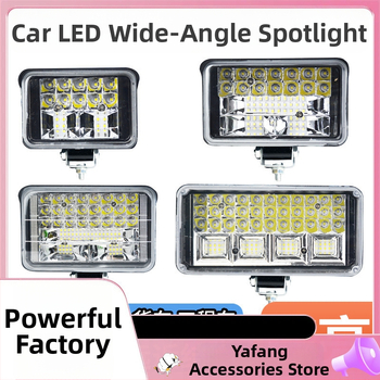 LED hlavné svetlo pre elektrický traktor a štvorkolesové vozidlo — 12-80V, vysoká jasnosť, diaľkové a blízke svetlo