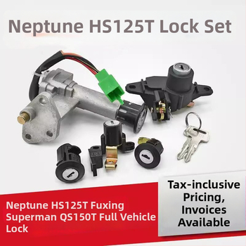 Zámkový set na motorku HS125T pre Neptune – Mojielong, dlhý štýl, protišmyková funkcia
