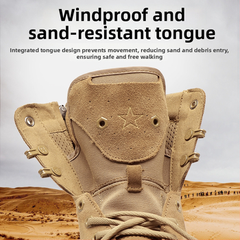Púšťové bojové topánky s vodeodolnou látkou, unisex, vhodné na beh — Značka Jihua 3535