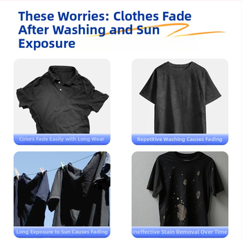 Tablety na tmavnutie oblečenia, Prostriedok na obnovenie tmavnutia, 9,1 kg hrubá hmotnosť, Základné balenie