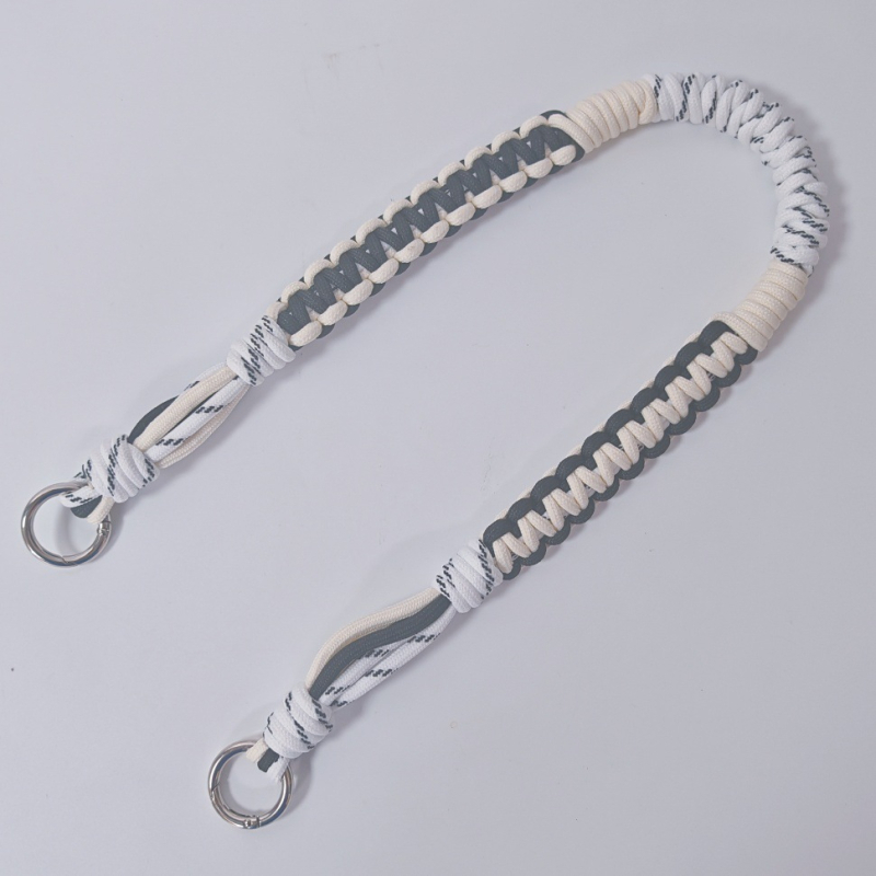 Tkana užadna naramenica za torbu — Gold to Her, poliester, proljeće 2025, proširiva, geometrijski uzorak