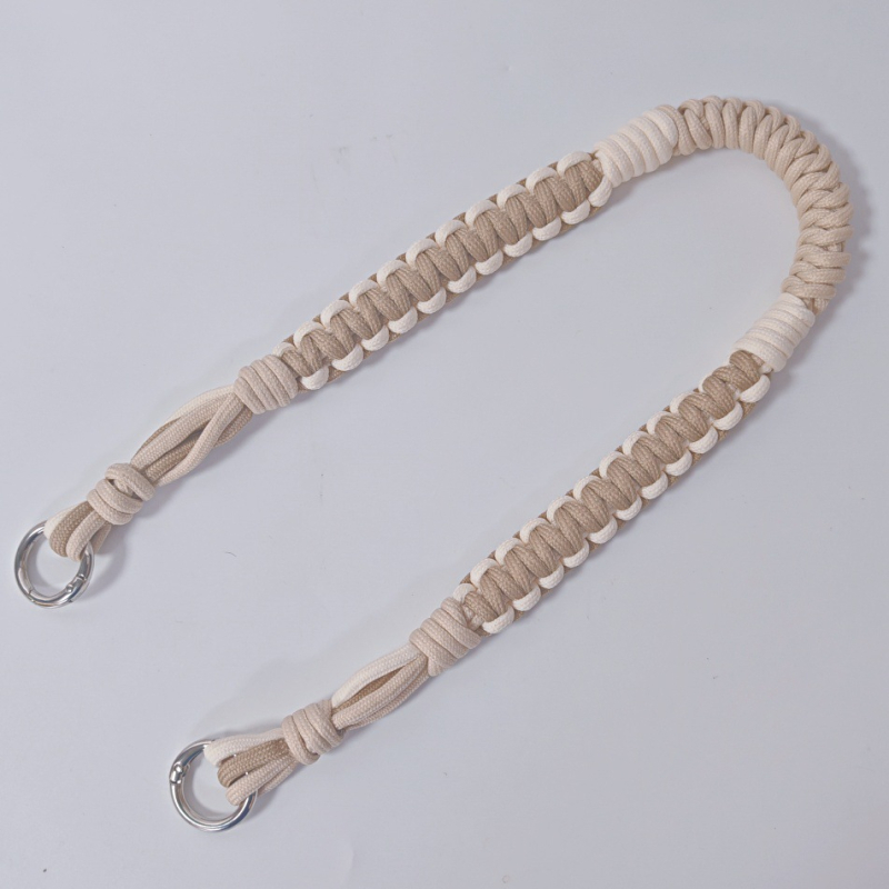 Tkana užadna naramenica za torbu — Gold to Her, poliester, proljeće 2025, proširiva, geometrijski uzorak