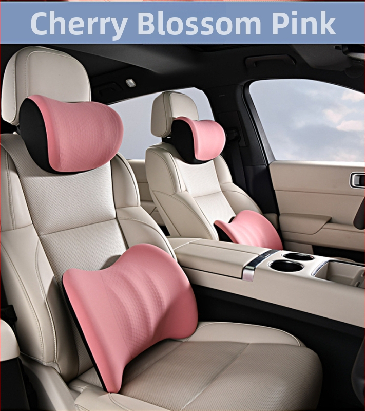 Sada opierok na hlavu a bedrovej opory pre vodiča a spolujazdca, priedušná gelová pamäťová pena, poťah z polyestera