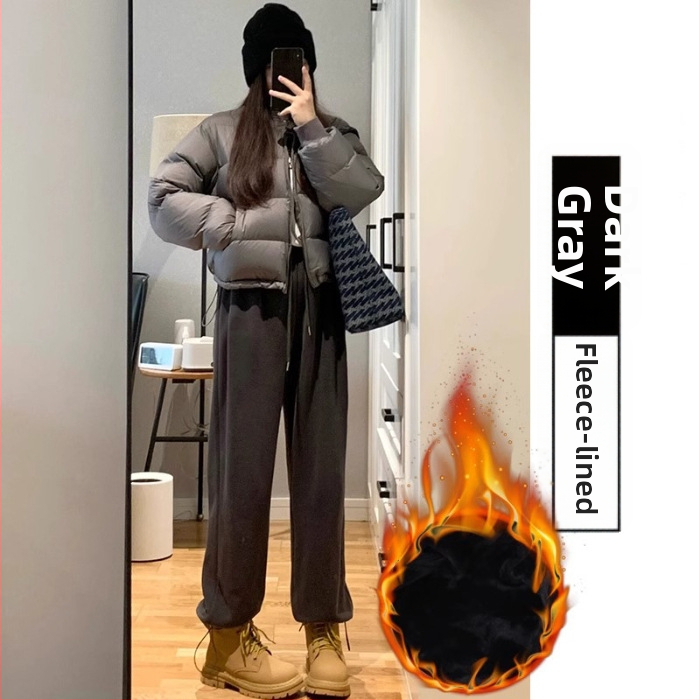 Tehotenské nohavice na jeseň-zimu, fleecové podšitie, vlnená zmes, voľný široký strih, dlhé, teplé, 50–70% vlnená zmes a 30–50% jahňacia vlna