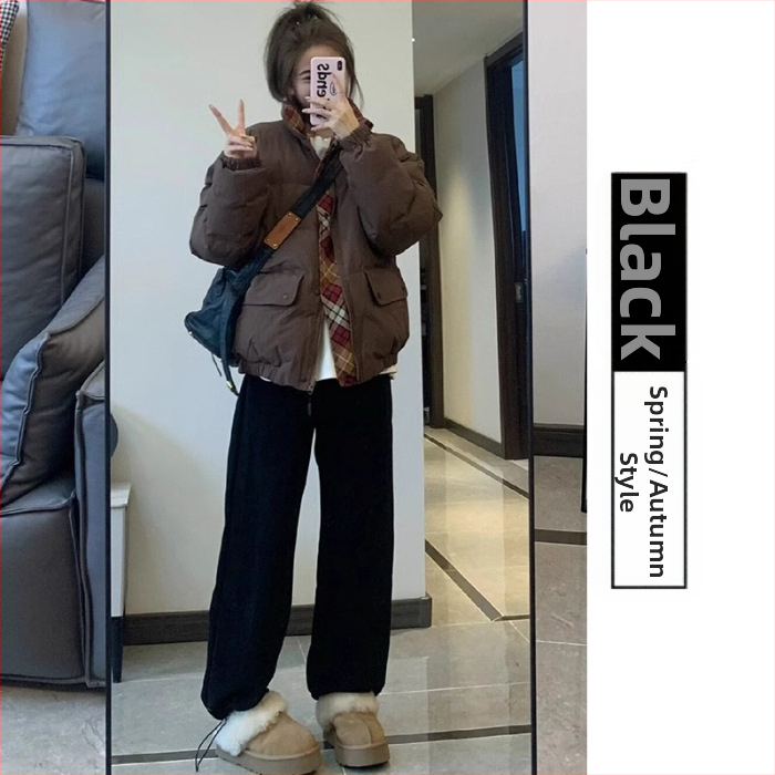 Tehotenské nohavice na jeseň-zimu, fleecové podšitie, vlnená zmes, voľný široký strih, dlhé, teplé, 50–70% vlnená zmes a 30–50% jahňacia vlna