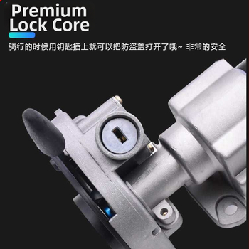 Motocykelová dverová zámka – Sanyang Ghost Fire Electric Door Lock, zinková zliatina, dlhý štýl, ochrana, Mojielong