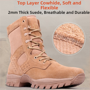 Vonkajšie vysoké bojové topánky so bočným zipsom, ľahké, priedušné, vodotesná tkanina, unisex pre dospelých