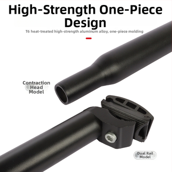 Pikendatud sadulapost mägijalgrattale, kokkukandavatele ja fikseeritud sõidukitele (Materjal: Metall; Tarnekategooria: Spot goods; Töötlemine ja kohandamine: Ei; Import: Ei; Lastele: Ei)