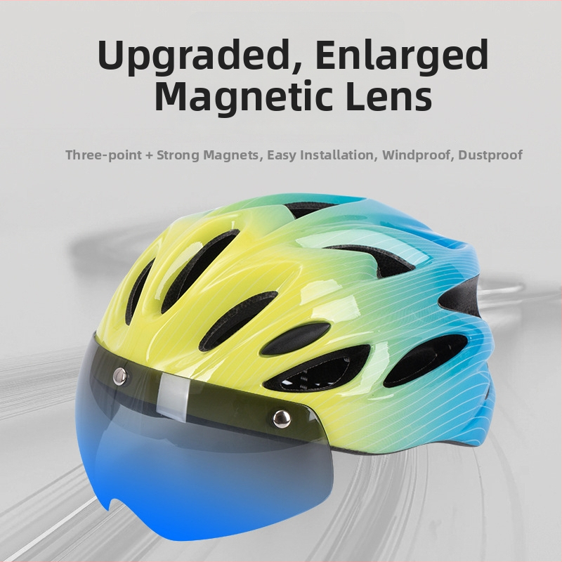 Vaikų dviračio šalmas, unisex, kvėpuojantis, ultra lengvas, gradientinis dizainas, PC+EPS