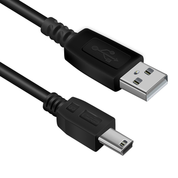 1 m USB kabel s produženom glavom, V3 priključkom – debeli kabel za punjenje za starije Android uređaje i MP3 playere