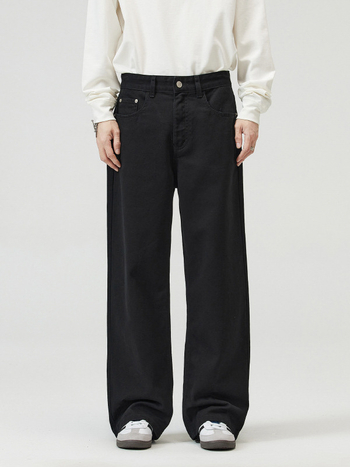 Fliisvooderiga teksad (100% puuvill, keskmine vöökoht, tõmblukk, sirge lõige)