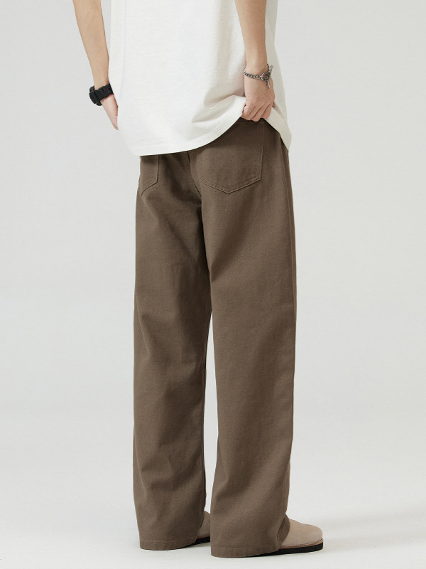 Fliisvooderiga teksad (100% puuvill, keskmine vöökoht, tõmblukk, sirge lõige)