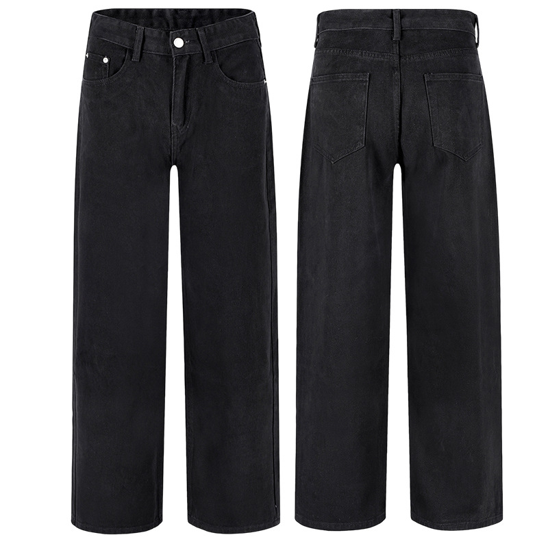 Fliisvooderiga teksad (100% puuvill, keskmine vöökoht, tõmblukk, sirge lõige)