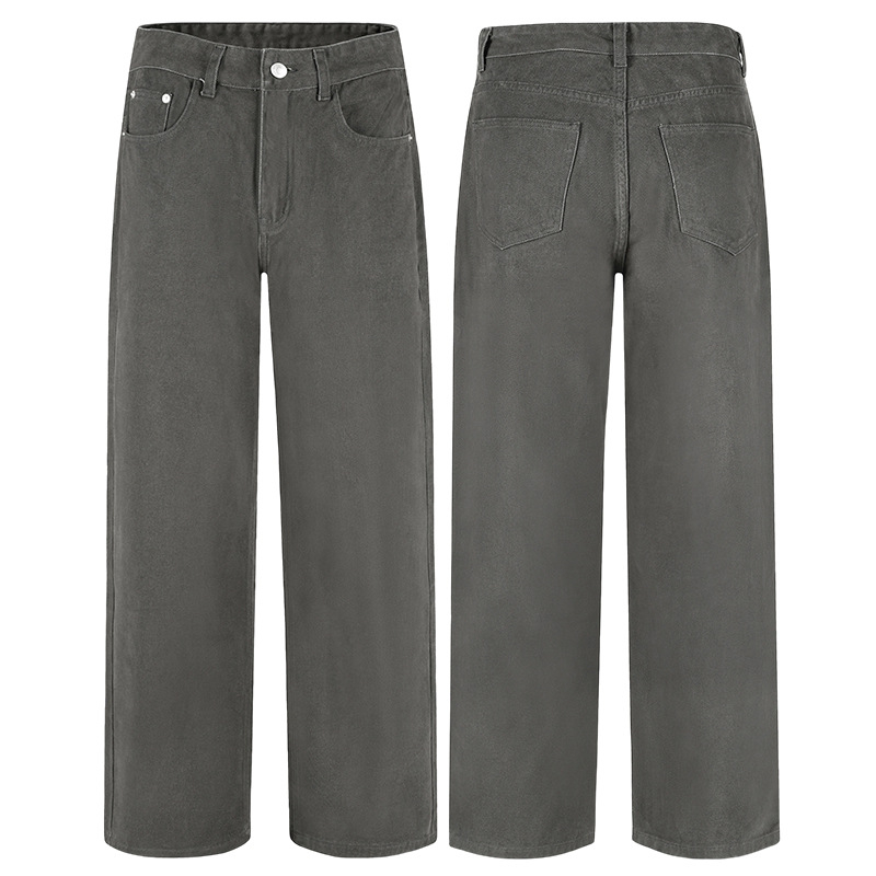 Fliisvooderiga teksad (100% puuvill, keskmine vöökoht, tõmblukk, sirge lõige)