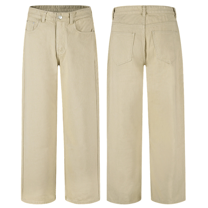 Fliisvooderiga teksad (100% puuvill, keskmine vöökoht, tõmblukk, sirge lõige)