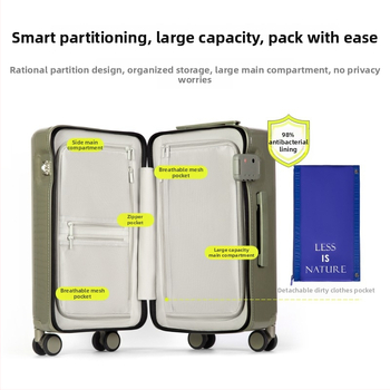 Valiză unisex din PC cu încuietoare TSA de tip combinație, roți universale, impermeabilă și rezistentă la uzură