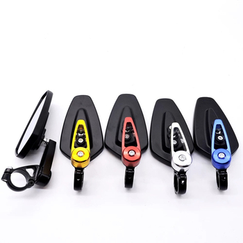 Zrkadlo spätného pohľadu na motocykel a elektrické vozidlo - hliníková zliatina, štvorcový povrch zrkadla, montáž s pravým závitom, model 25626238, kód výrobku tb-613665451582