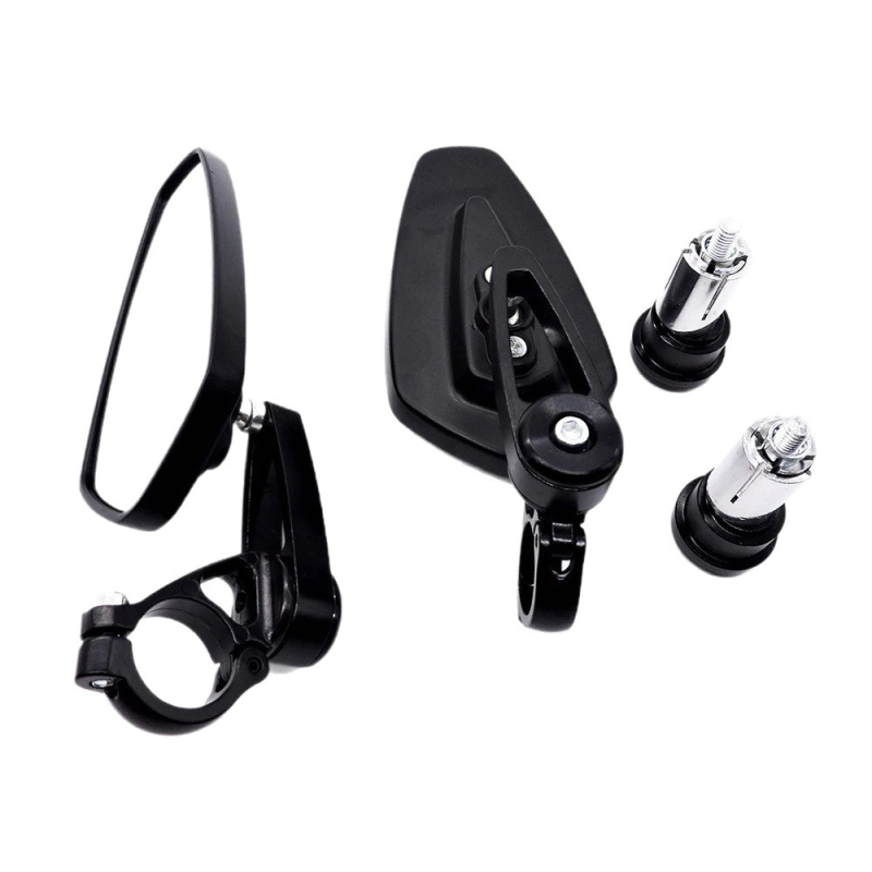 Zrkadlo spätného pohľadu na motocykel a elektrické vozidlo - hliníková zliatina, štvorcový povrch zrkadla, montáž s pravým závitom, model 25626238, kód výrobku tb-613665451582