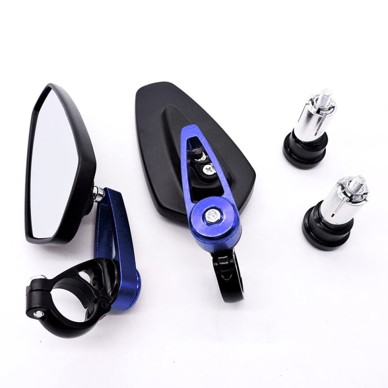 Zrkadlo spätného pohľadu na motocykel a elektrické vozidlo - hliníková zliatina, štvorcový povrch zrkadla, montáž s pravým závitom, model 25626238, kód výrobku tb-613665451582