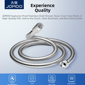 Ντους σωλήνας από ανοξείδωτο χάλυβα, μοντέλο H2BE2, αυτοεγκατάσταση, μοντέρνος μινιμαλιστικός σχεδιασμός, μάρκα Jomoo