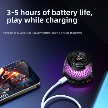 Магнитно безжично зарядно устройство с RGB осветление и Bluetooth говорител с мини субуфер (15W, вградена батерия 300–500mAh, Bluetooth 2.0, 100Hz–20kHz)