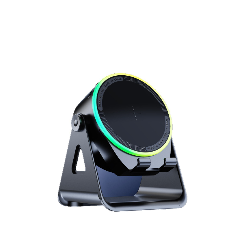 Държач за телефон с интегриран говорител, Bluetooth 5.3, 5W изход, вградена батерия 1000-1200mAh, обхват 10 м, функция за обаждания