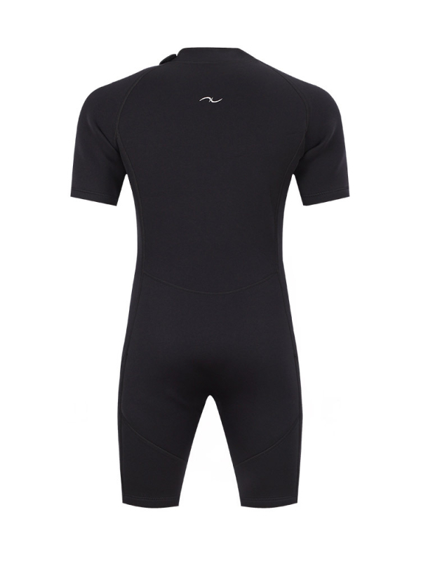 3mm neoprēna viengabala wetsuits ar diagonālo rāvējslēdzēju brīvās niršanas un snorkelēšanai – saglabā siltumu