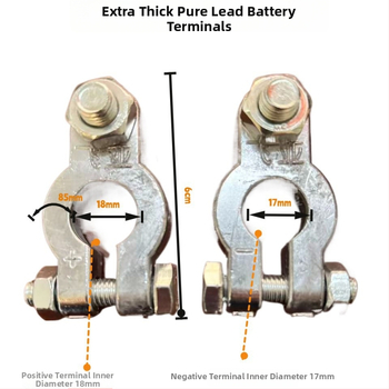 Konektor batériového terminálu pre auto – čisté olovo, univerzálne uchytenie, zosilnený dizajn, pre batériové terminály auta