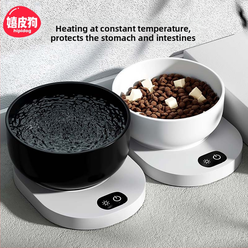 Keramická ohrievacia miska na vodu pre mačky s nastaviteľnou teplotou