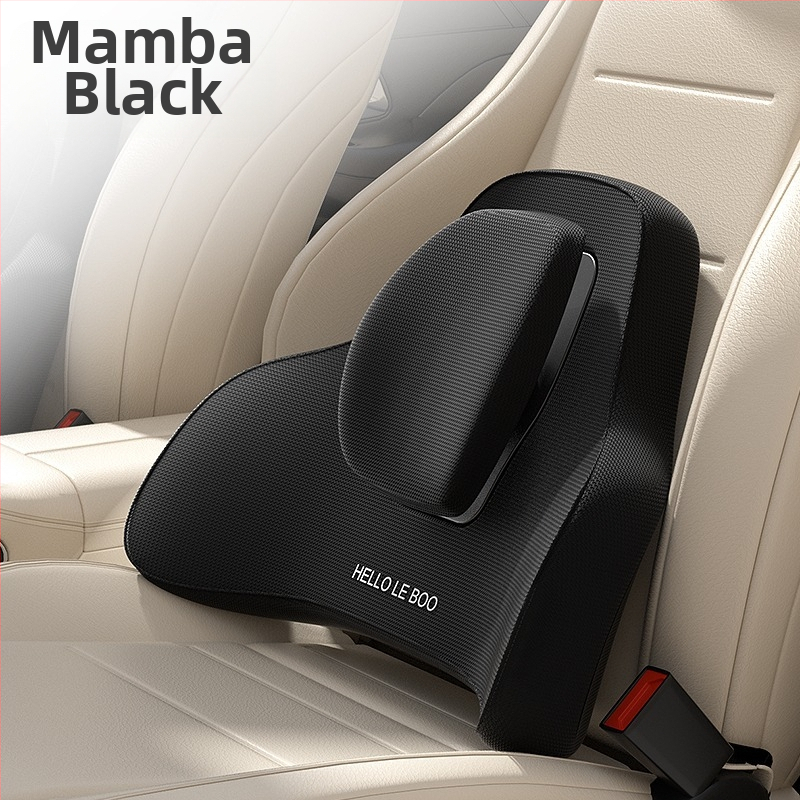 Podsedák pre bedrovú oporu pre automobil z pamäťovej peny, nastaviteľná opora bedra, vhodný do auta, domova a kancelárie, univerzálna kompatibilita