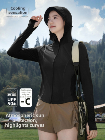 Naistele suvine kapuutsiga tuulejope, hingav polüester, UV kaitse UPF50+, kerge