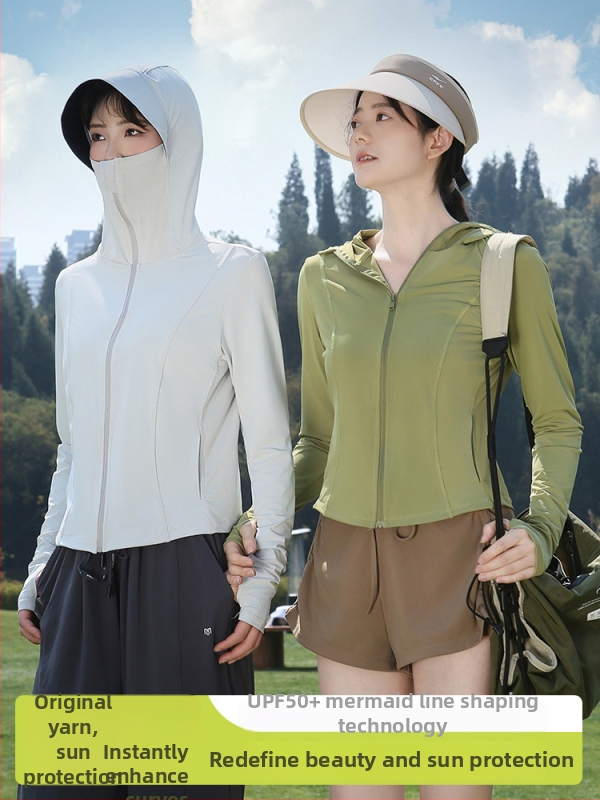 Naistele suvine kapuutsiga tuulejope, hingav polüester, UV kaitse UPF50+, kerge