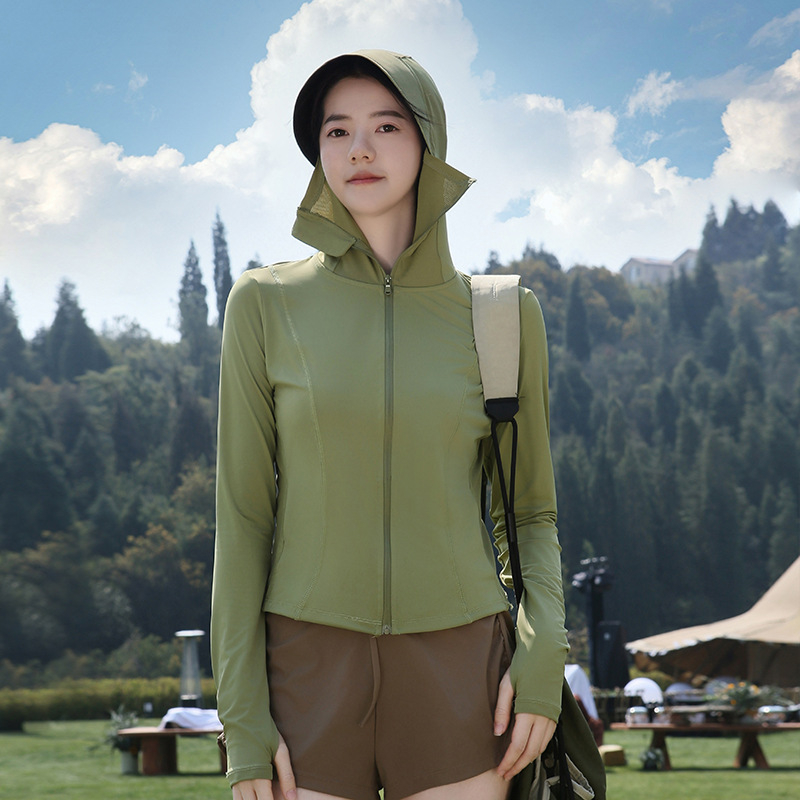 Naistele suvine kapuutsiga tuulejope, hingav polüester, UV kaitse UPF50+, kerge