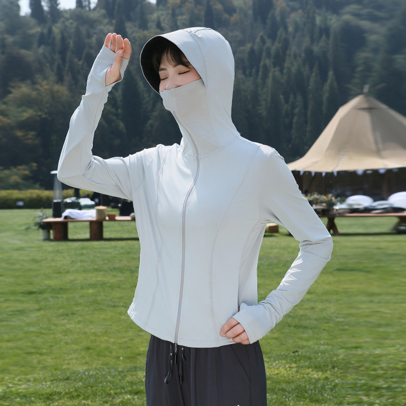 Naistele suvine kapuutsiga tuulejope, hingav polüester, UV kaitse UPF50+, kerge