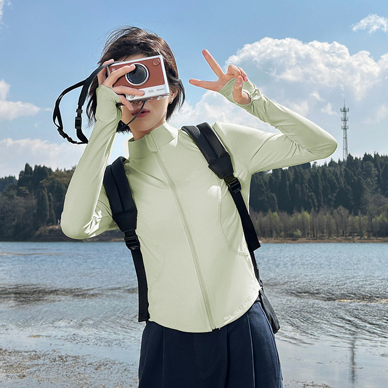 Naistele suvine kapuutsiga tuulejope, hingav polüester, UV kaitse UPF50+, kerge