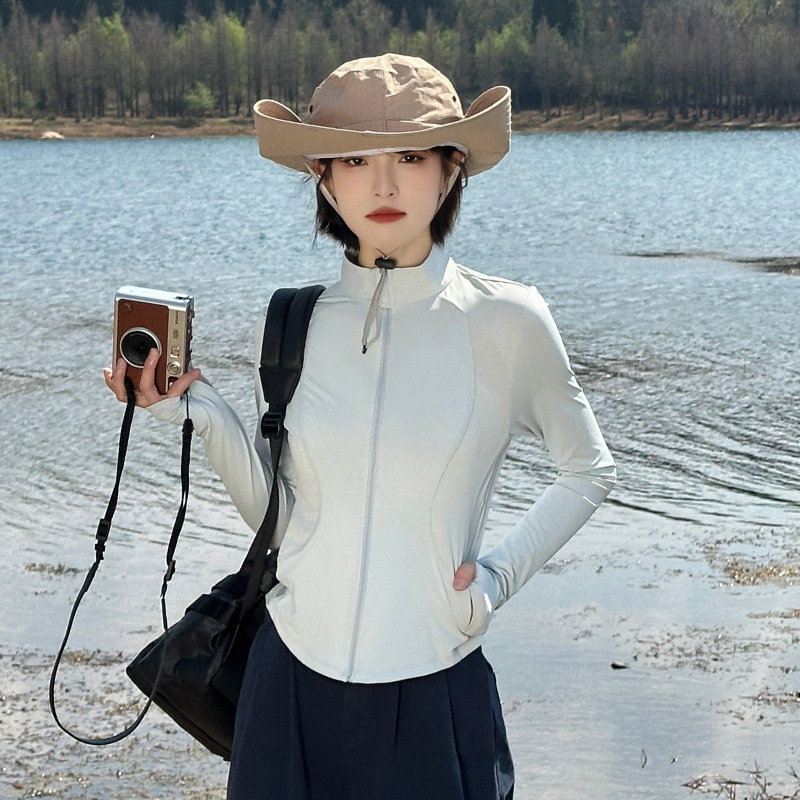 Naistele suvine kapuutsiga tuulejope, hingav polüester, UV kaitse UPF50+, kerge