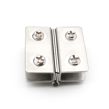 Pánt z nehrdzavejúcej ocele pre sklo – montáž bez vŕtania; vhodný pre vitríny, vinotéky, okná a ďalšie sklenené dvere; model ST500201; rozsah uchytenia 5–10 mm; povrch drôtový