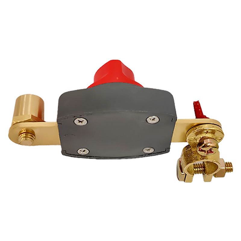 Vysokoprúdový mosadzový terminál batérie s prepojeným kladným a záporným vypínačom pre auto – Model A71006, Bai Bangsheng