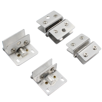 Nerezový sklenený dvojstranný pánt na sklenené dvere, 180°, model 001